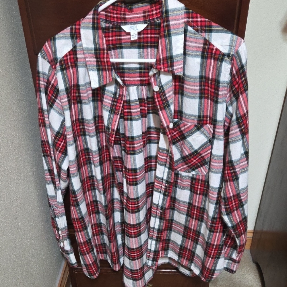 **2 for $10** Plaid Button-Up Shirt